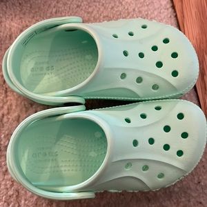 Neo Mint Crocs Size 9c- Worn Once